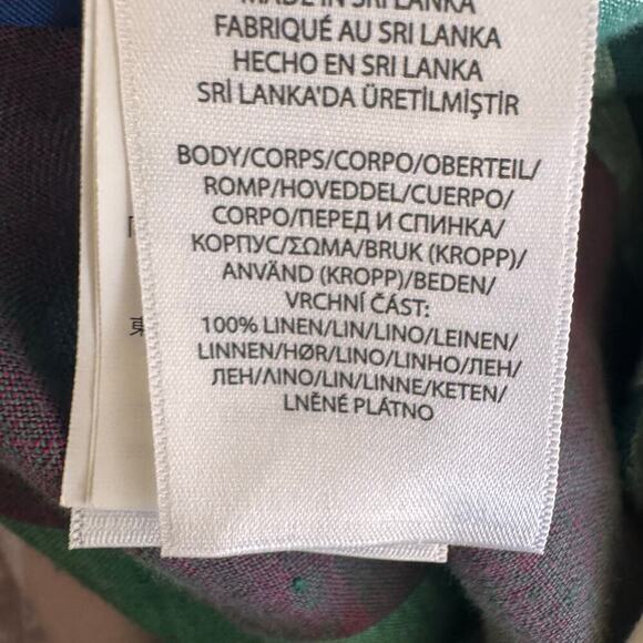 Polo Ralph Lauren Classic Fit Men’s Linen Plaid Short Multicolored Preppy Sz 28 - Picture 7 of 7